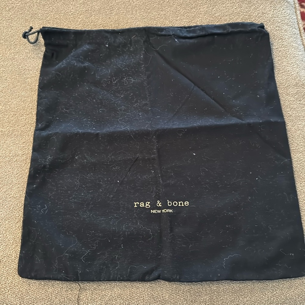 Authentic Rag & Bone New York Logo Drawstring Monogram Dust Storage Bag (TD)